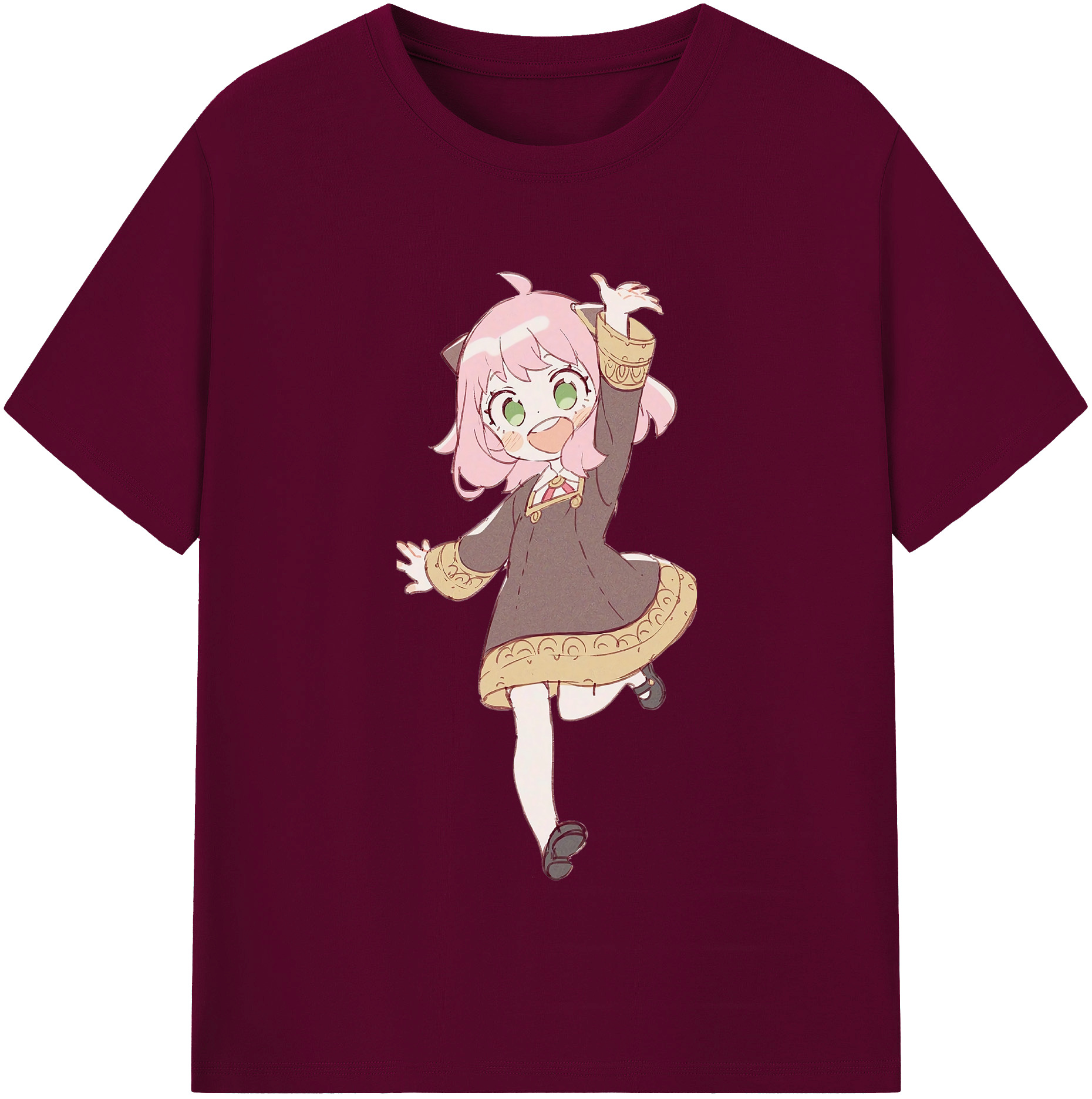 （画像用） SPY×FAMILY间谍家家酒 レディースカジュアルプリントTシャツ（綿100％）